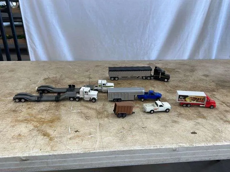 47518 diecast semi truck trailer