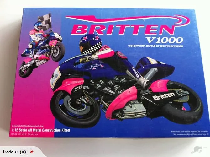 47648 britten motorcycle diecast model hero
