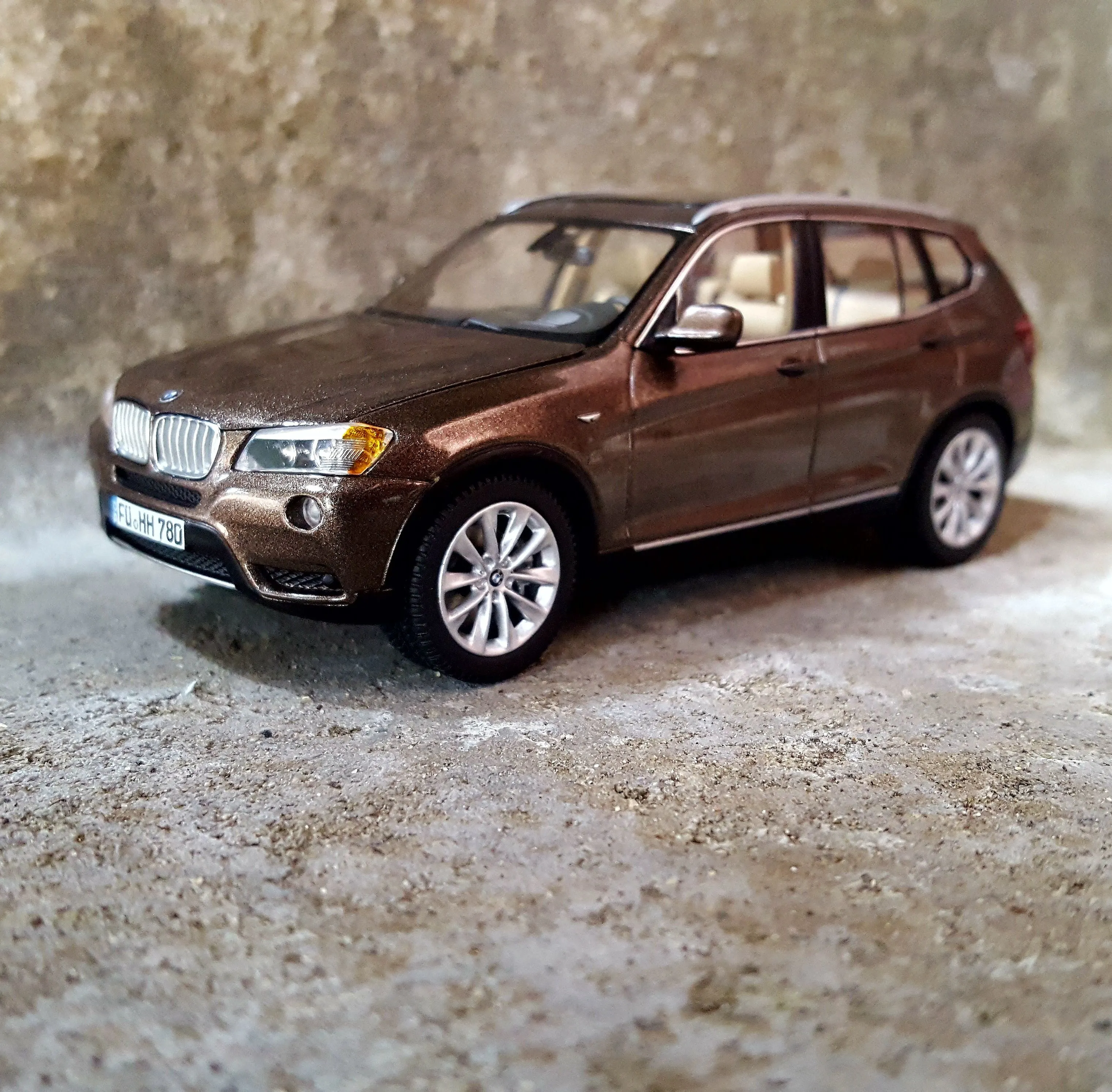 47672 bmw x3 diecast exterior