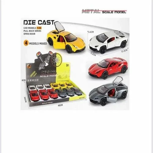 47678 black diecast model car display