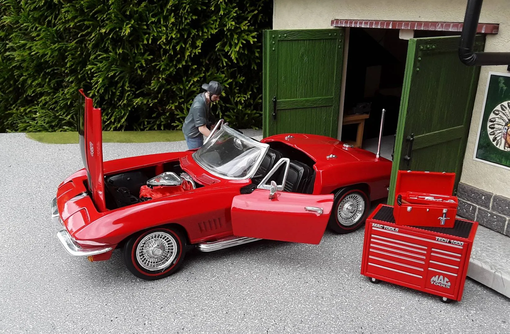 47679 1963 corvette diecast