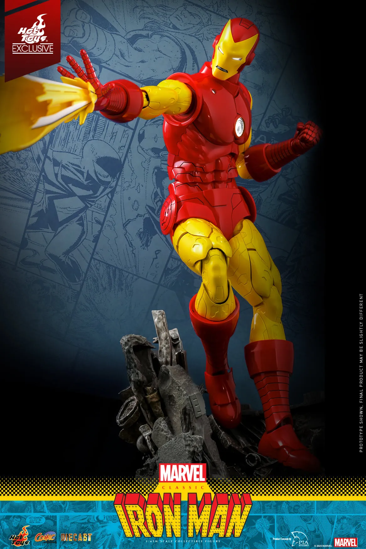 47682 hot toys iron man display case