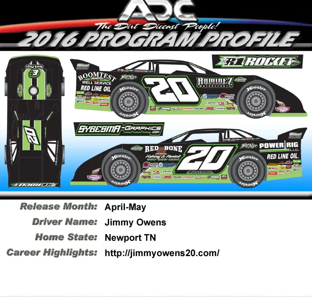 47724 dirt late models diecast 1