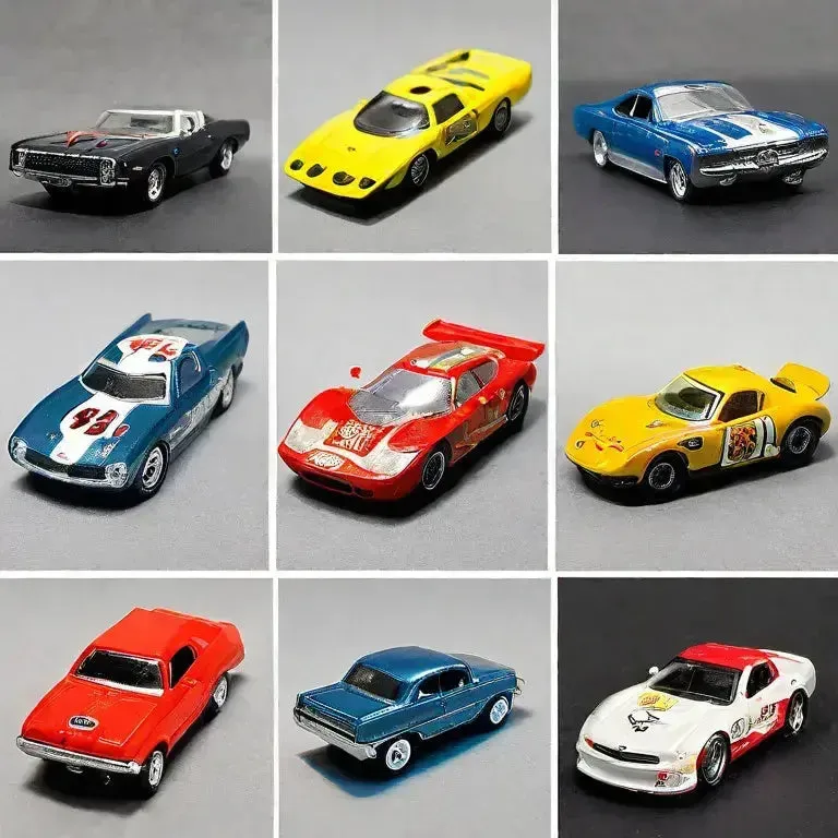 47752 diecast car display