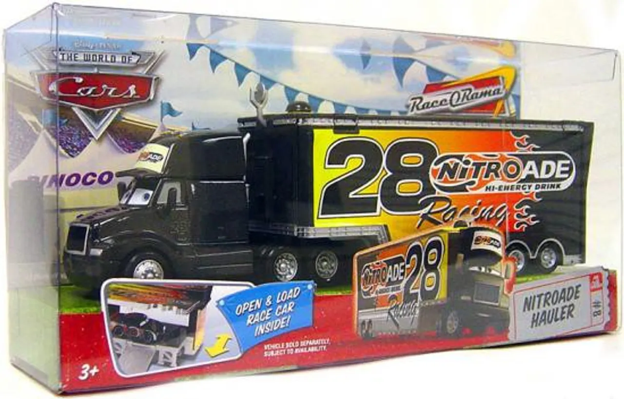 47756 diecast toy car hauler overview