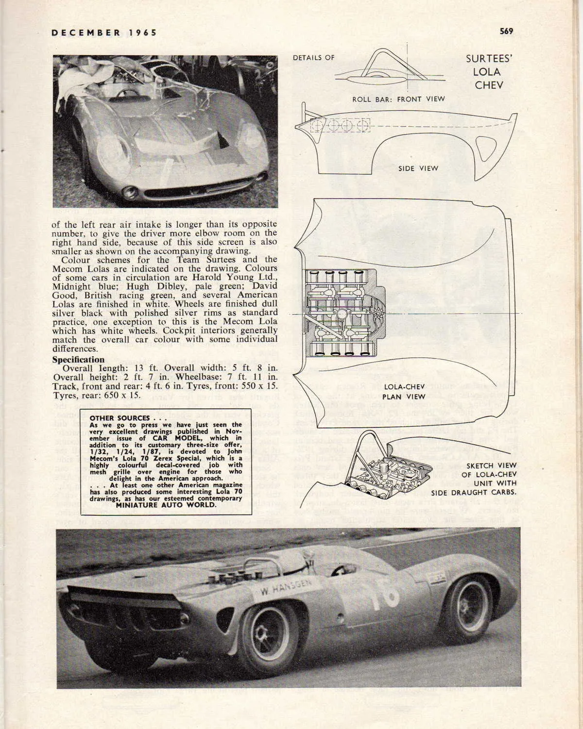 47829 diecast model cars 1965 detailing