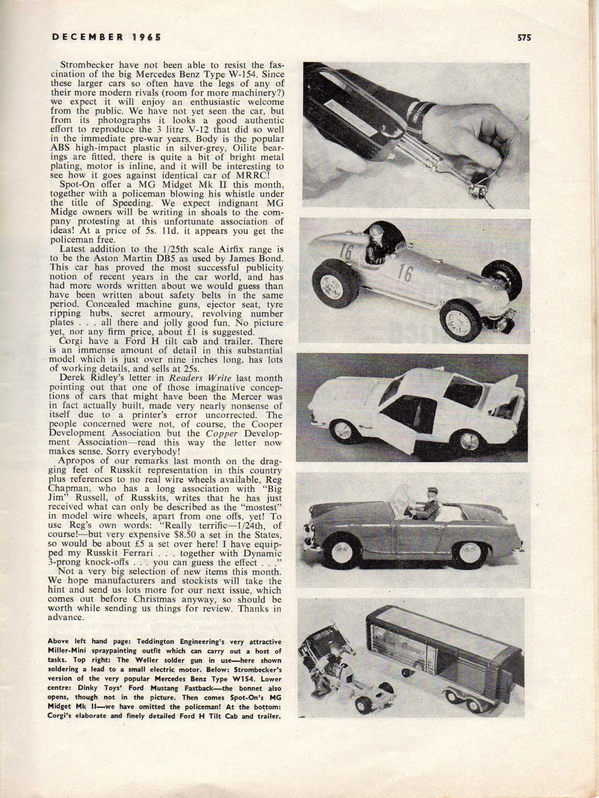 47829 diecast model cars 1965 matchbox