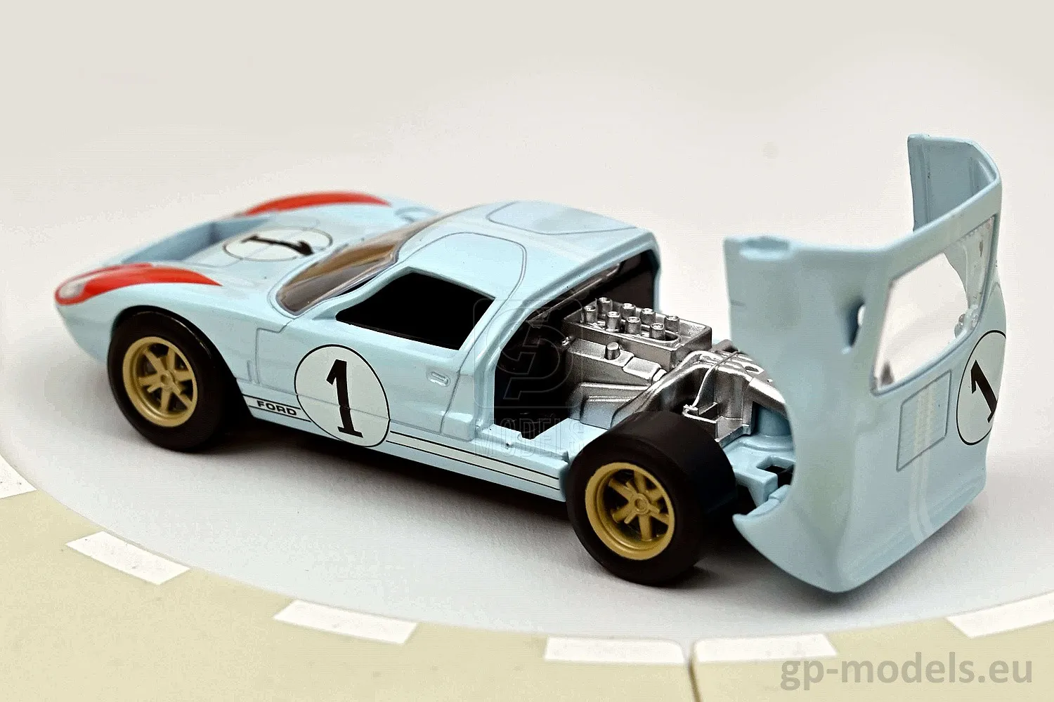 47848 ford gt40 lemans diecast